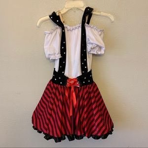 Pirate Dance Costume with Hair or Arm Pieces